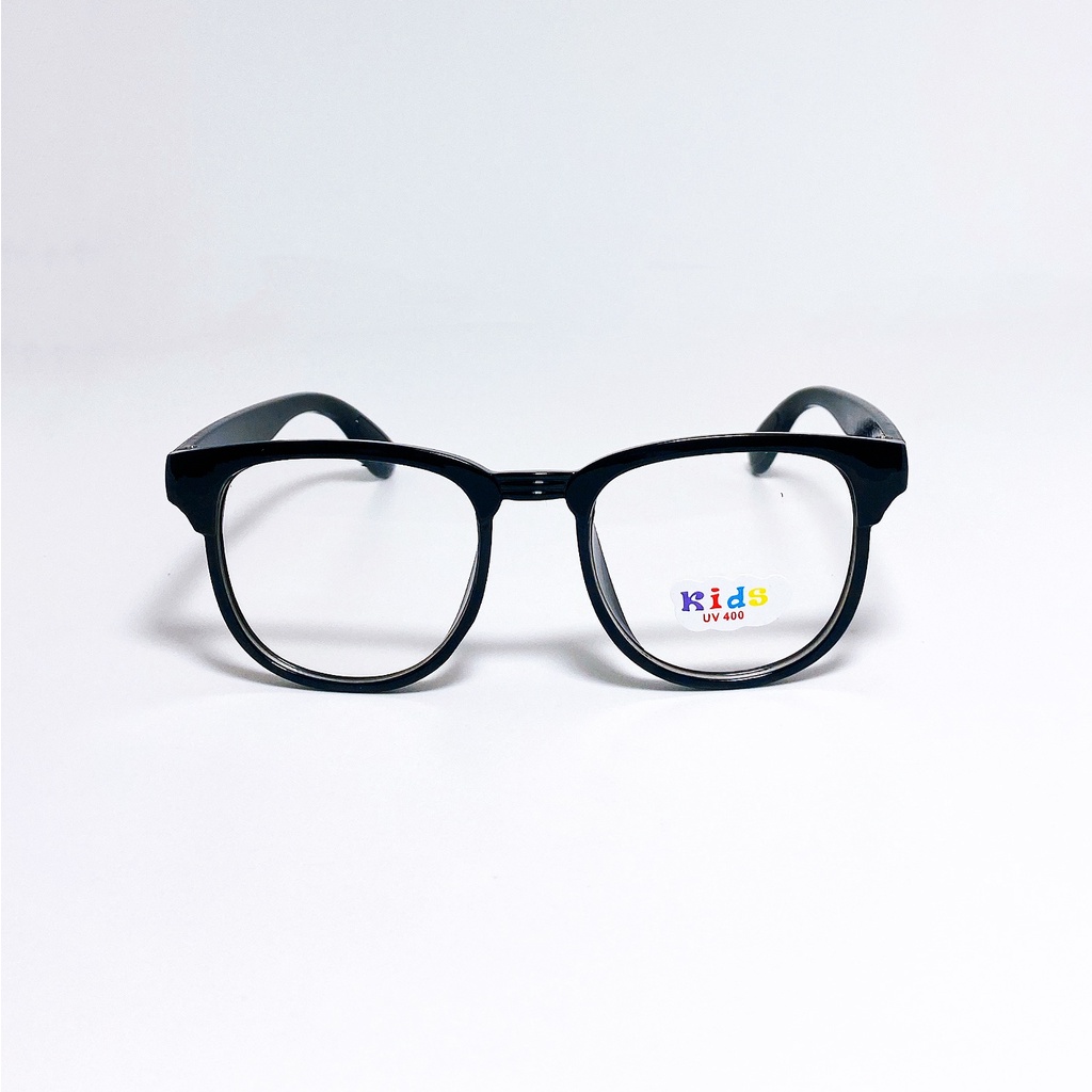 Kính mát trẻ em Jun Secret gọng nhựa, tròng kính dáng vuông đơn giản đáng yêu dành cho bé trai và bé gái JS58A10