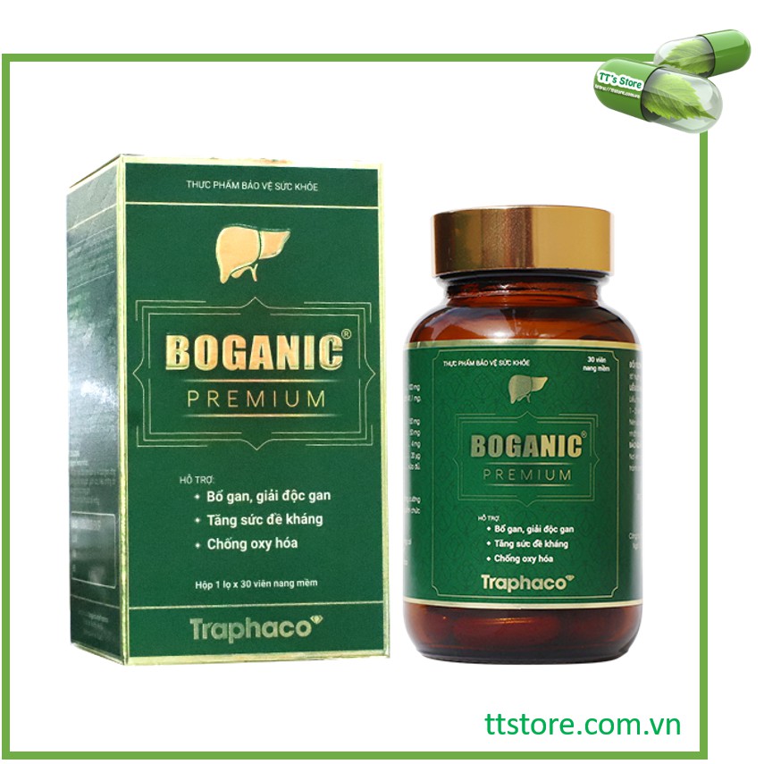 BOGANIC PREMIUM (Hộp 30 viên) - Viên uống bổ gan, giải độc [boganit, forte, fort]