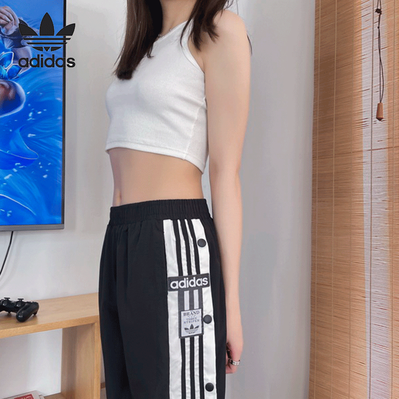 Quần Thể Thao Adidas Ba Sọc Dáng Rộng Thoáng Khí Thời Trang Mùa Hè Dành Cho Nữ | BigBuy360 - bigbuy360.vn