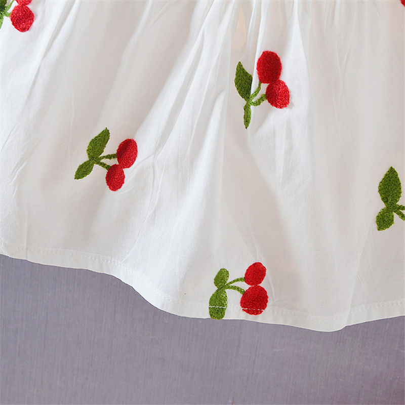 Đầm công chúa không tay 100% cotton đáng yêu thoải mái thời trang mùa hè cho bé gái