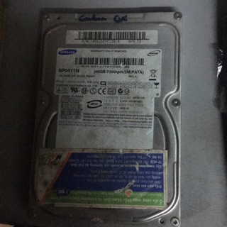 Ổ cứng ata 40G sức khoẻ báo vàng vẫn chạy tốt