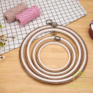 [Ready stock]Plastic Frame Embroidery Hoop Ring Circle Round Loop for Craft Cross Stitch