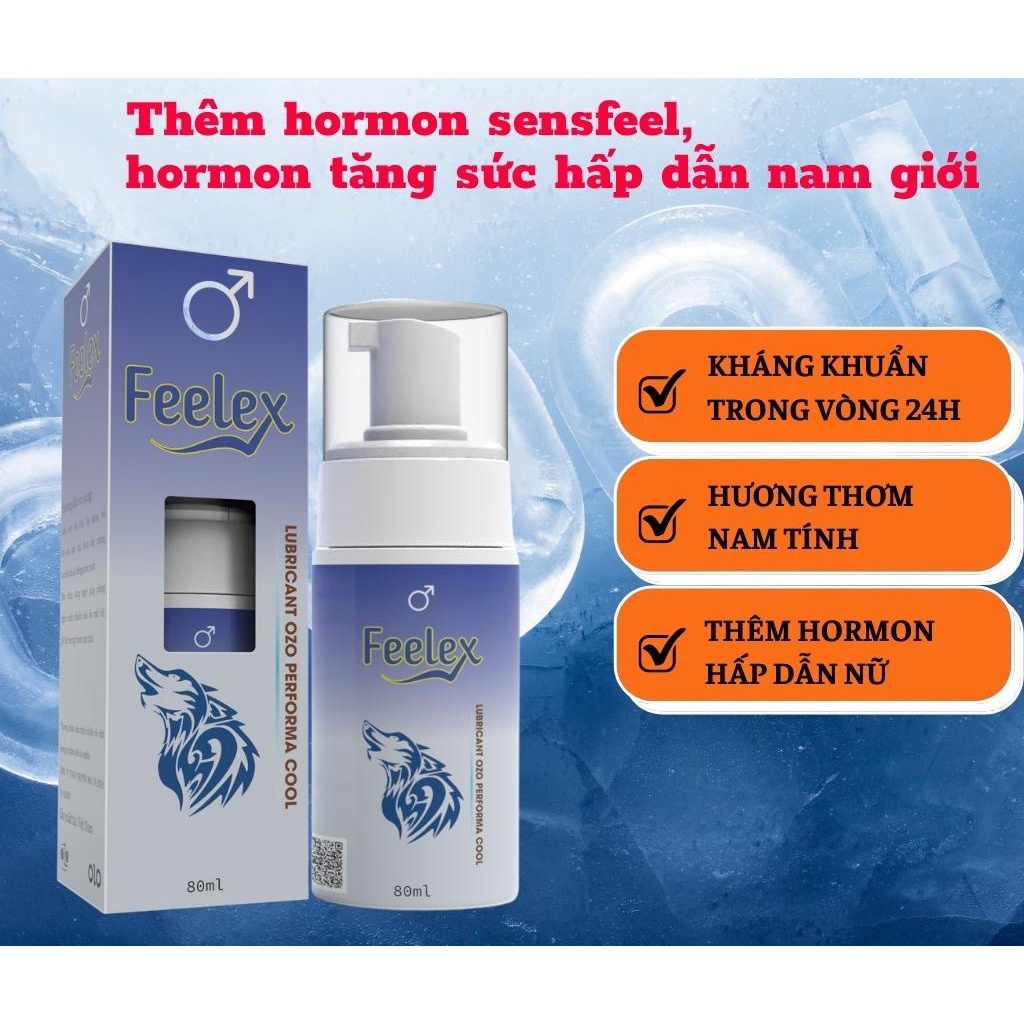 Dung dịch vệ sinh nam Lubricant OZO performa cool, bọt vệ sinh nam OZO hương thơm mát lạnh