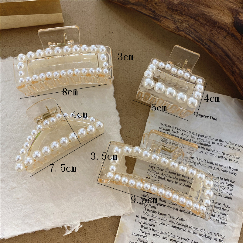 Kẹp Tóc Nữ Đính Ngọc Thời Trang Hàn （Hairclips）