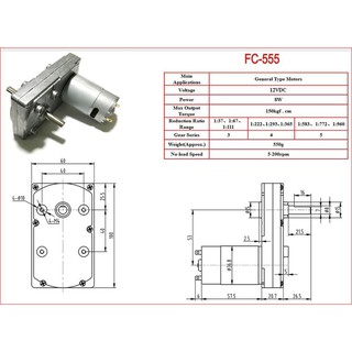 Động cơ hộp giảm tốc 12/24vdc