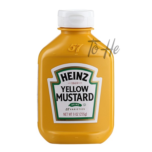 Mù tạt vàng Heinz 255g-yellow mustard