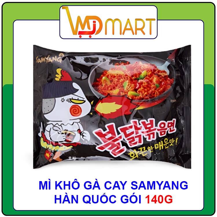 Mì khô gà cay Samyang Hàn quốc gói 140g