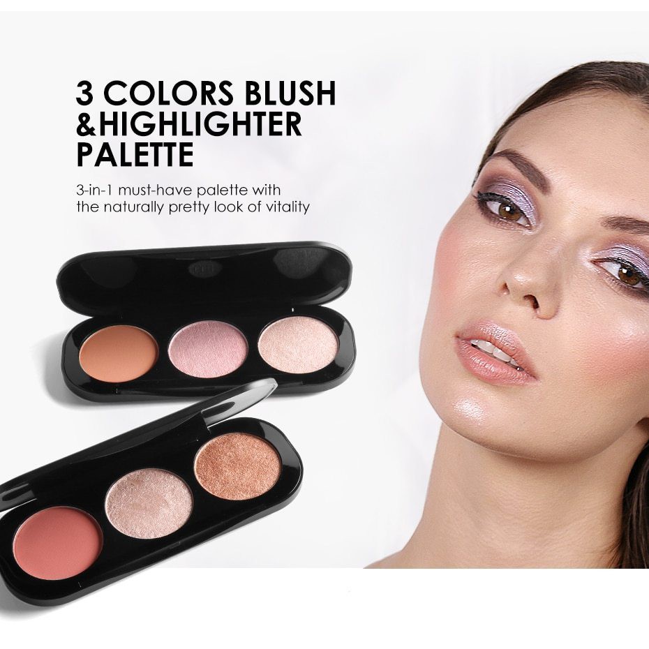 (hàng Mới Về) Bảng Phấn Má Hồng / Bắt Sáng 3 Trong 1 Focallure 26 | BigBuy360 - bigbuy360.vn