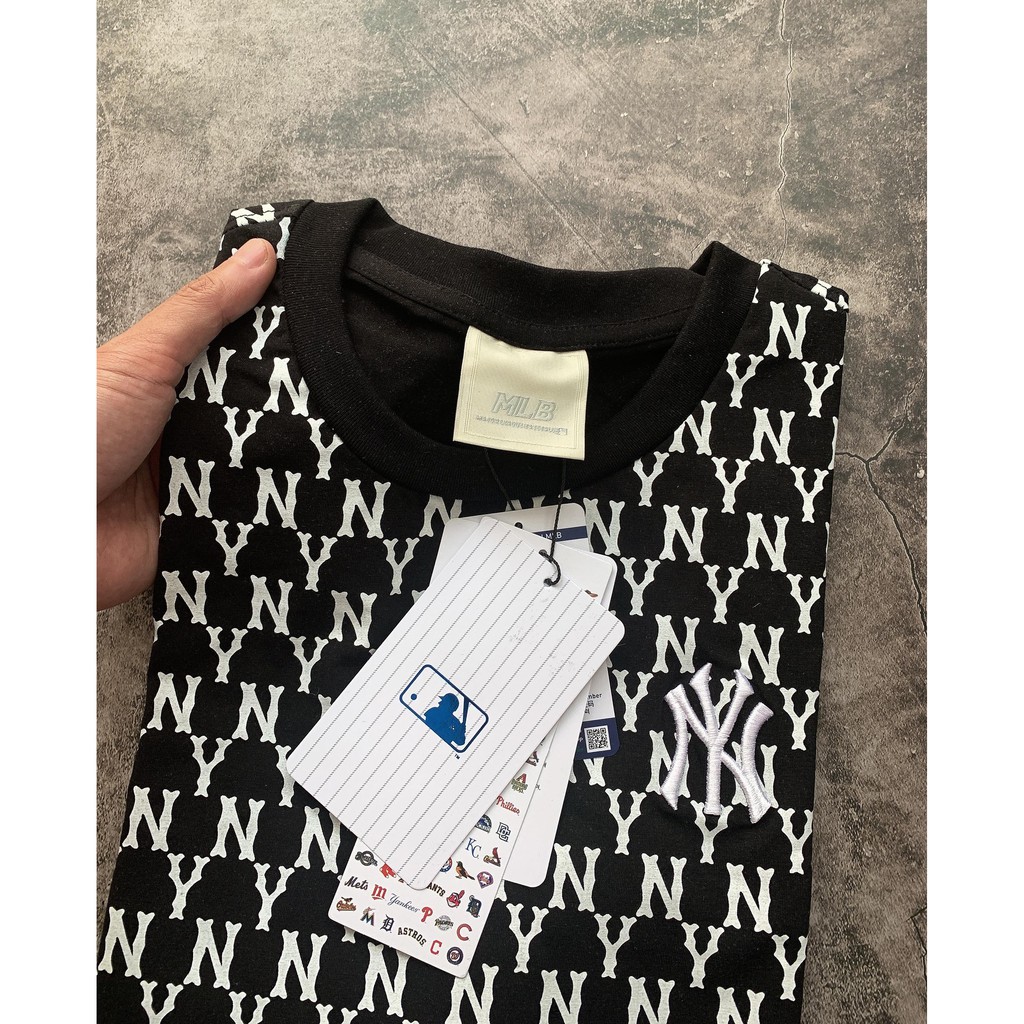 | Ảnh Thật | Áo Mono Yankees Logo Thêu