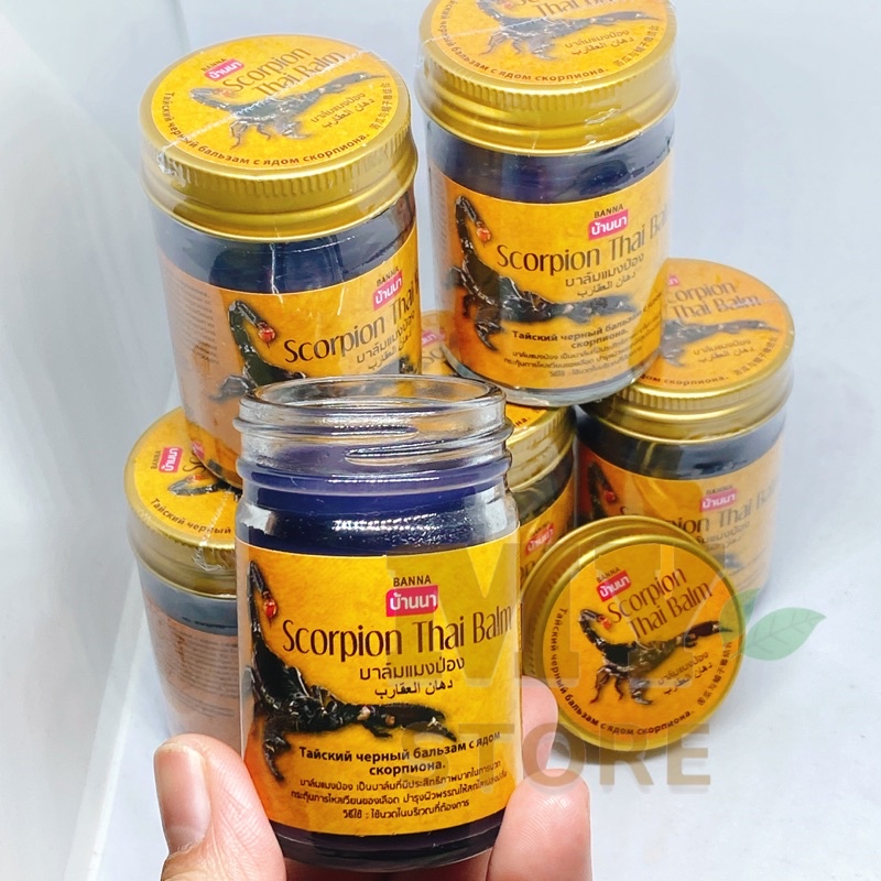 (Chính Hãng) Dầu Cù Là Con Bò Cạp Scorpion Thai Balm Banna Thái Lan 50g