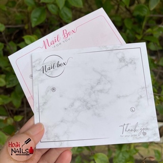 Bìa gắn nailbox in 2 mặt kèm túi bóng