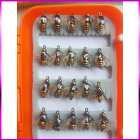 ⭐  Mồi côn trùng giả ong, ruồi 3D chuyên câu lure siêu nhậy - Top1VN
