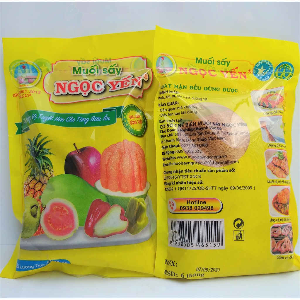 (500g) MUỐI SẤY NGỌC YẾN