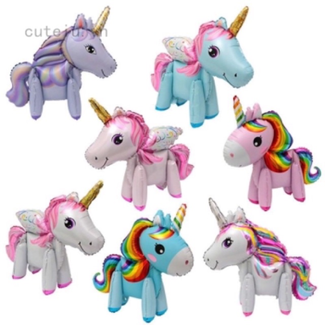 Bóng Kiếng Hình Ngựa Pony Kỳ Lân Unicorn trang trí