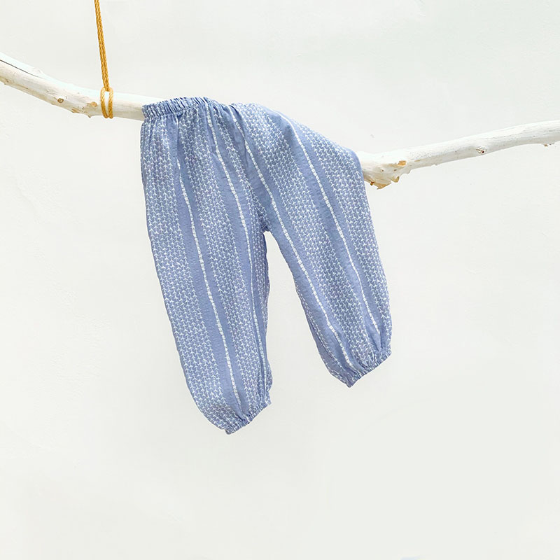 BEAR LEADER Quần Dài Chống Muỗi Bằng Cotton Lanh Mỏng Thời Trang Mùa Hè Mới Dành Cho Trẻ Em 1-4 Tuổi