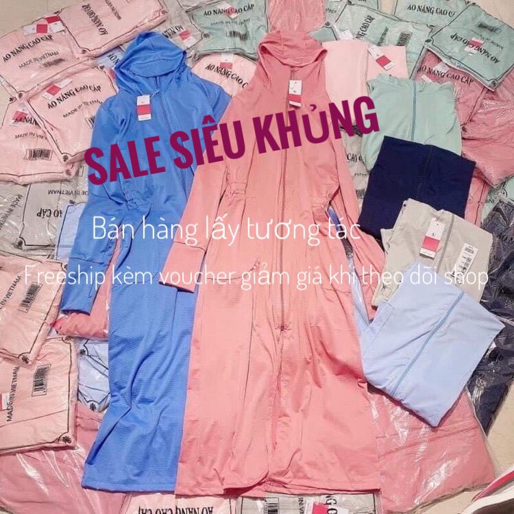Áo chống nắng nữ toàn thân thông hơi thoáng mát chống tia UV | BigBuy360 - bigbuy360.vn