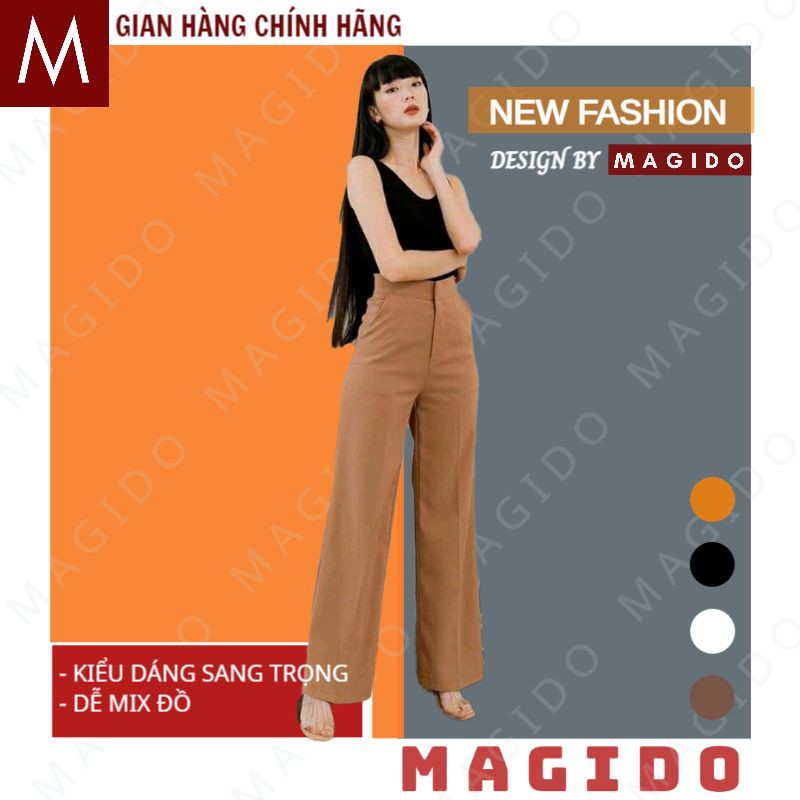 (QUÀ TẶNG LÀ SỮA TẮM NHA) quần ống rộng nữ 💚quần tây nữ công sở -phong cách thời trang hàn quốc, VITECH, MAGIDO | BigBuy360 - bigbuy360.vn