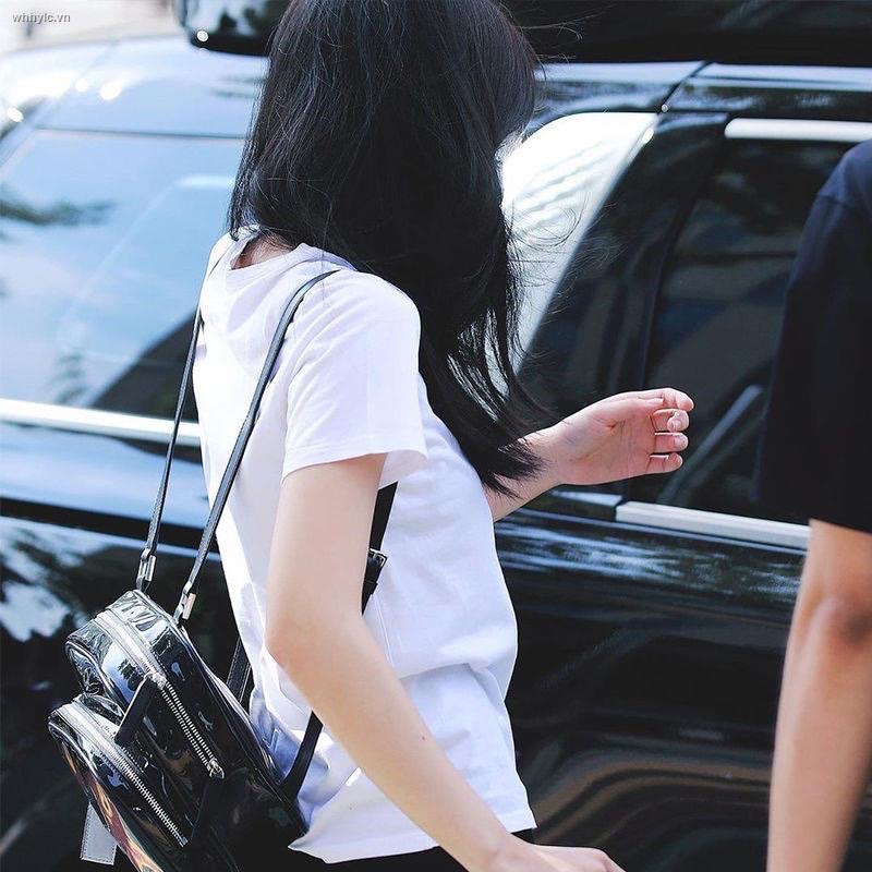 Balo đen da pu Nieeh giống Jennie, Jisoo và Rosé BLACKPINK