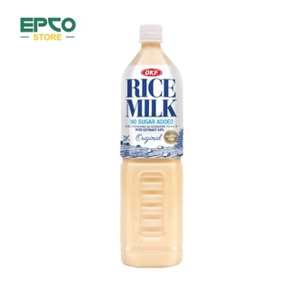 SỮA GẠO KHÔNG ĐƯỜNG Hàn Quốc 1.5L OKF Rice Milk “NO SUGAR added” - Chai to 1.5L