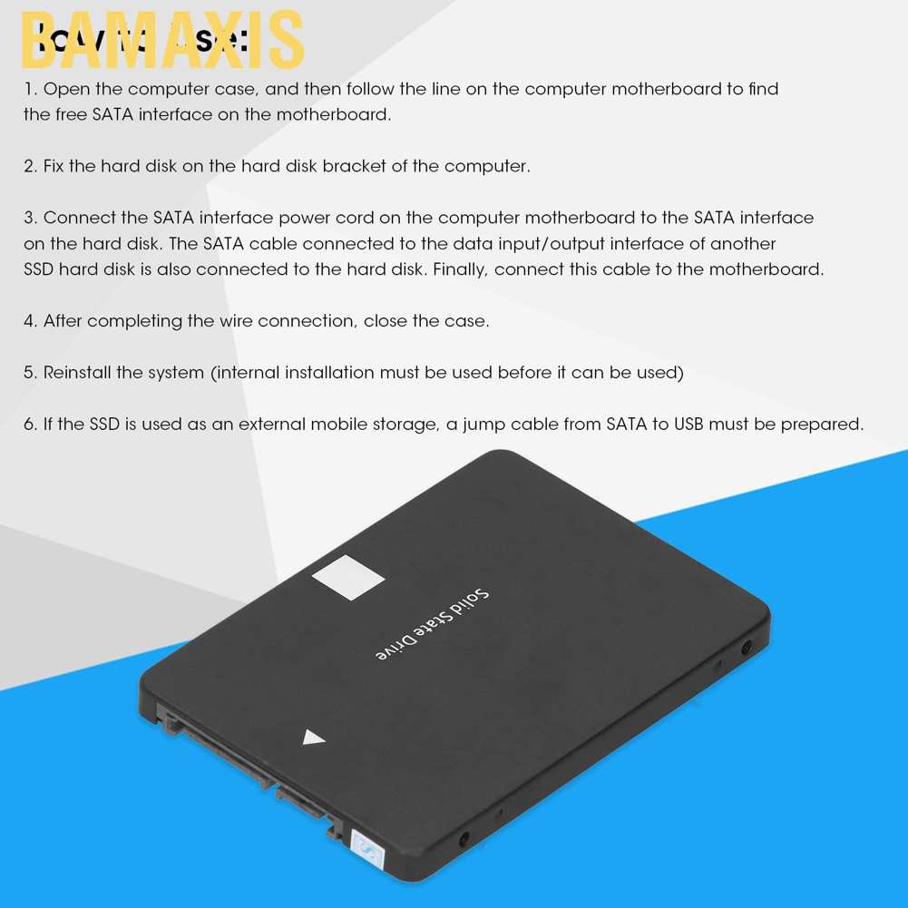Ổ Cứng Ssd Bamaxis Yds002 2.5 Inch 70m 500m / S | BigBuy360 - bigbuy360.vn