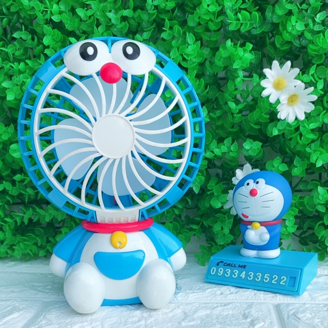 QUẠT SẠC TÍCH ĐIỆN DORAEMON DOREMON