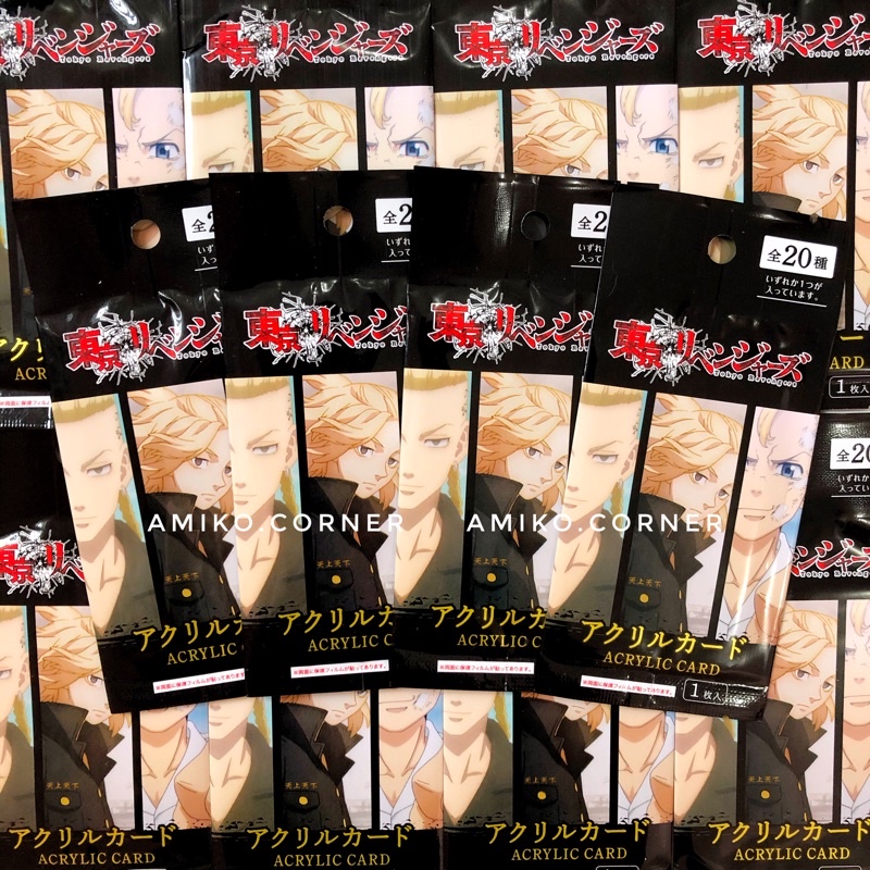 Pack card acrylic Tokyo Revengers random hàng chính hãng