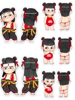Com bo 25 sét 250c bao lì xì chibi