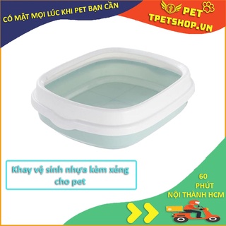 Khay vệ sinh chó mèo ,Thau cát vệ sinh vệ sinh cho cún mèo