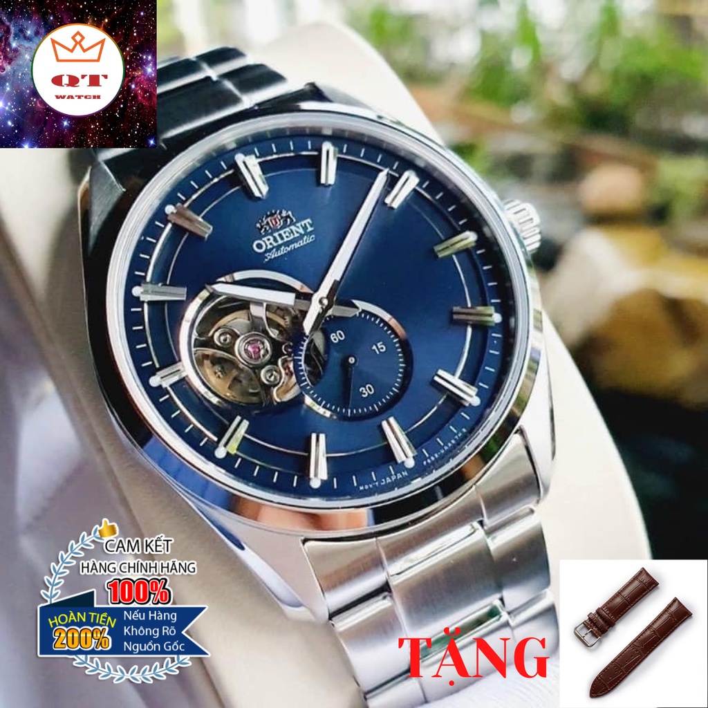 Đồng Hồ Nam ORIENT Small Second Open Heart Blue RA-AR0003L10B Chính Hãng Tặng Dây Da Cao Cấp