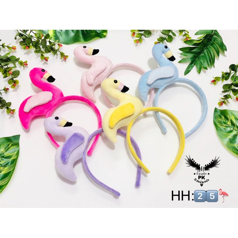 Băng đô cài tóc chim hồng hạc🦩🦩