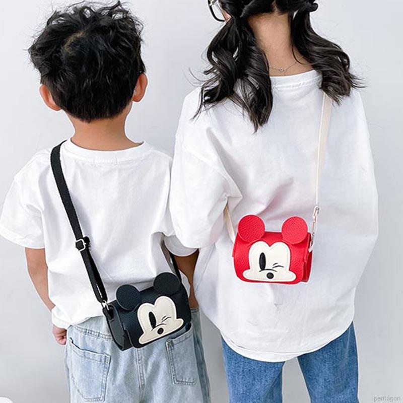 Túi đeo chéo hình chuột Mickey hoạt hình cho bé