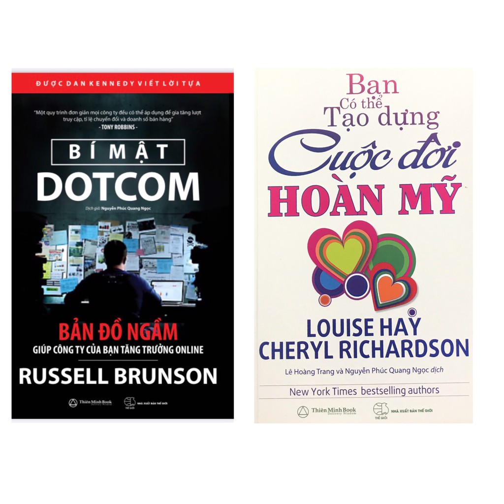 Sách - Combo Bí mật Dotcom ( tái bản 2021) + Bạn có thể tạo dựng cuộc đời hoàn mỹ