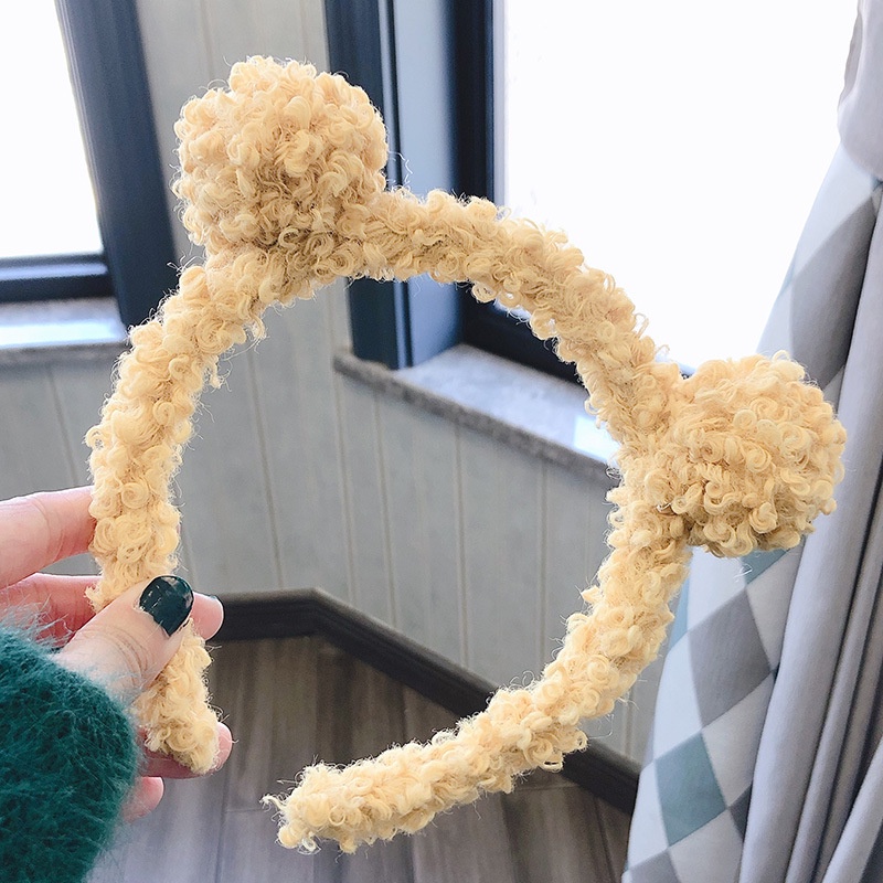 Băng Đô Rửa Mặt Cài Tóc Tai Gấu Hình Thú Hàn Quốc Cute Nữ, Bờm Rửa Mặt Cài Tóc Tai Gấu Hình Thú Cute Đẹp Xinh Nữ