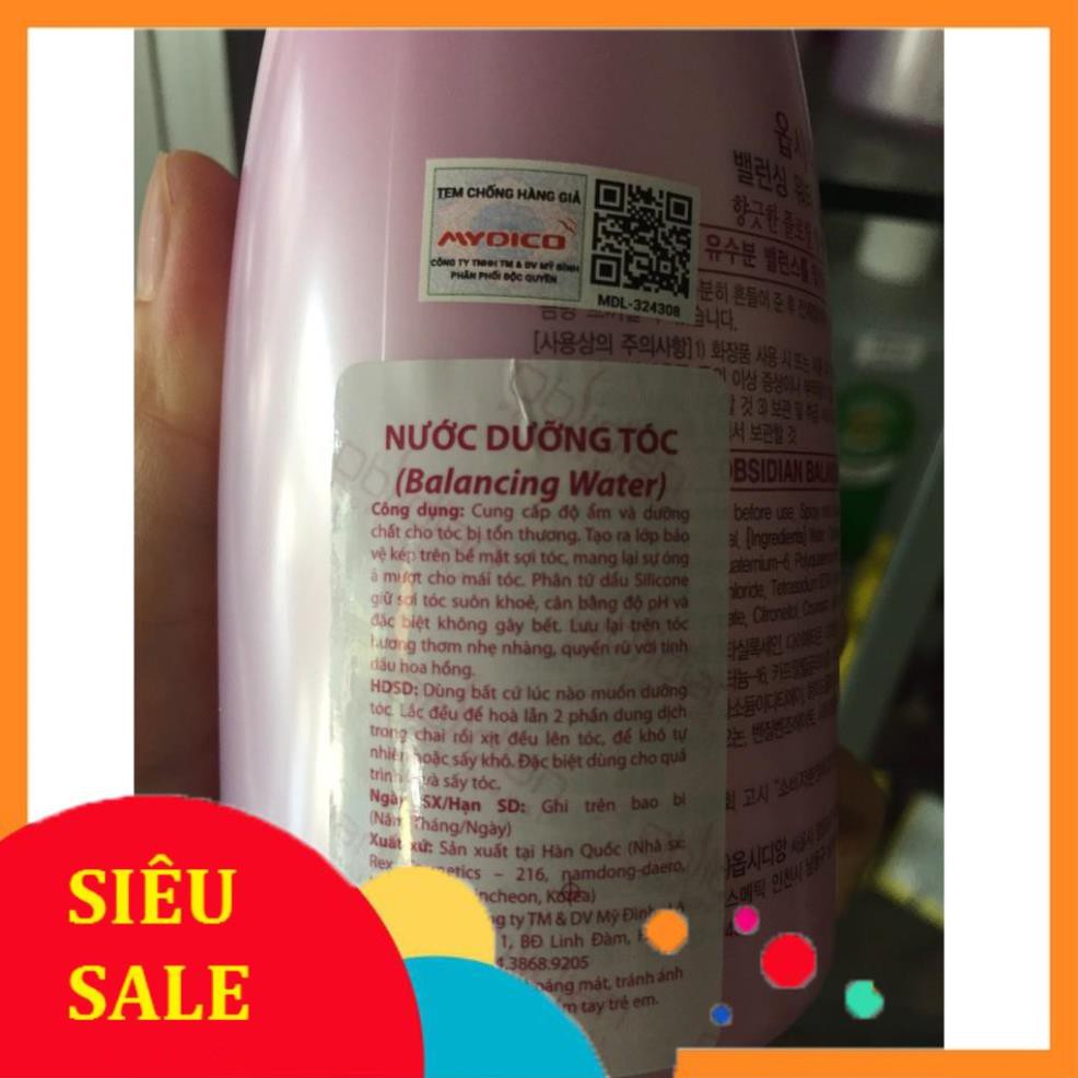 NƯỚC XỊT DƯỠNG TÓC HOA HỒNG OBSIDIAN 250ML (SP CHÍNH HÃNG)