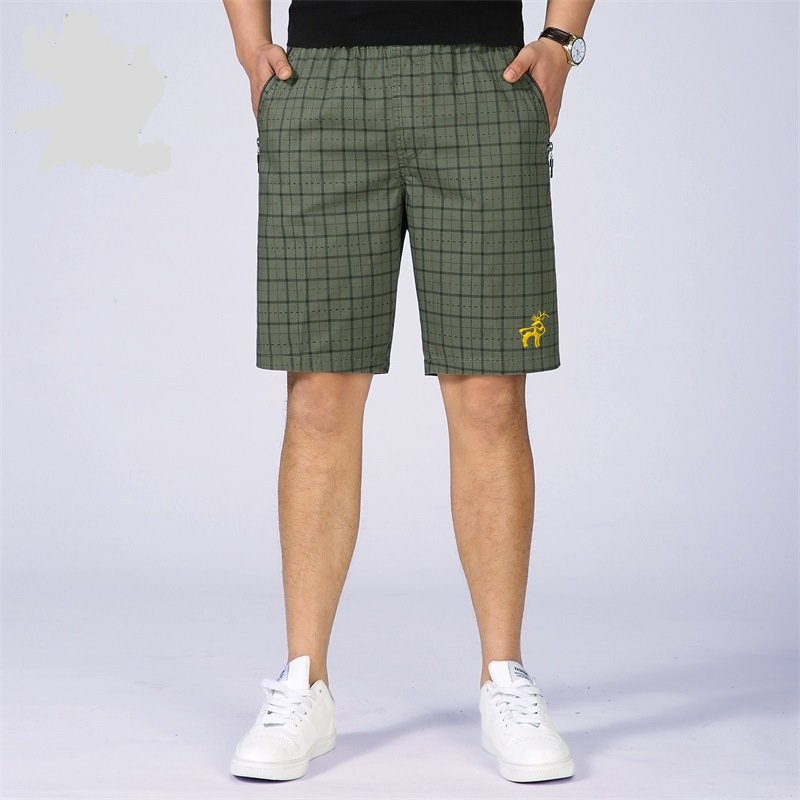 Quần đùi nam Caro con nai big size cho người từ 50 đến 90kg QNAI