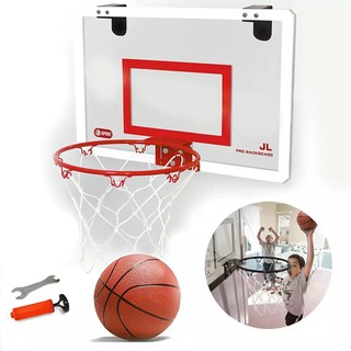 Boade Vành bóng Rổ Kèm Bóng Bảng Treo Chống Vỡ 18X12 Inch