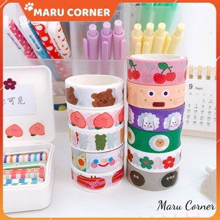 1 cuộn washitape dài 3m decor phong cách Nhật bản loại đẹp