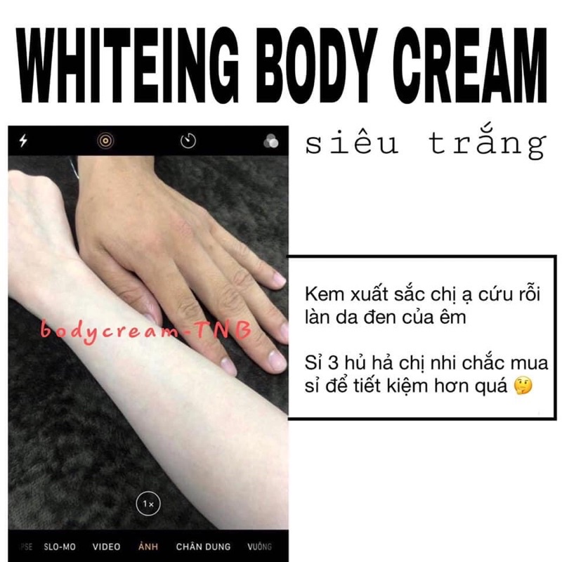 Kem Body Dưỡng Trắng Da TNB 250Gr | BigBuy360 - bigbuy360.vn