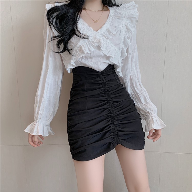 Chân váy nhúng nữ Emilyshop ulzzang