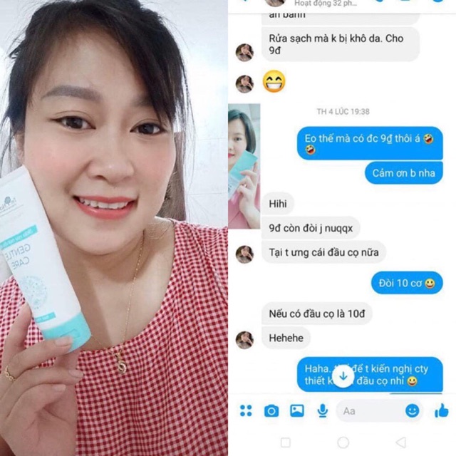(+Quà) Sữa Rửa Mặt Dịu Nhẹ Gentle Care Cho Da Khô, Da Nhậy Cảm | BigBuy360 - bigbuy360.vn