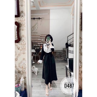 bigsize Đầm tiểu thư D487
