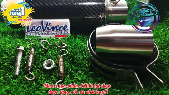 Lon pô leovince ngắn hàng loại 1 cổ bô inox