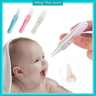 Nhíp gắp rỉ mũi cho bé, dụng cụ gắp rỉ mũi có nắp đậy an toàn cho bé