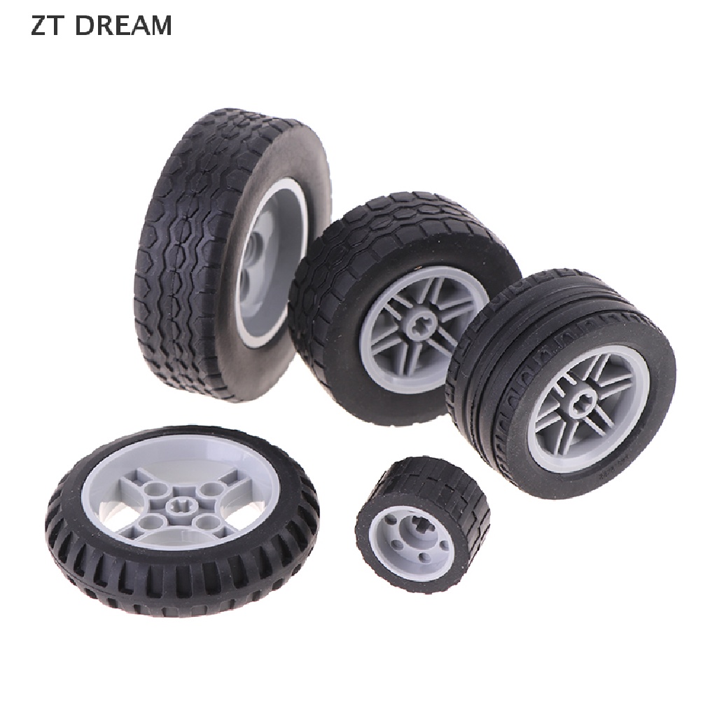 ZTD Technic Parts for Lego Kits Tire Wheel Hub RC Car Building Blocks Model Sets DIY 07