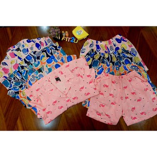 Đồ bộ pijama F21 lanh siêu mát ngắn 80k