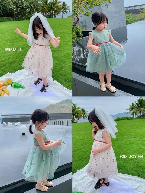 Váy ren công chúa