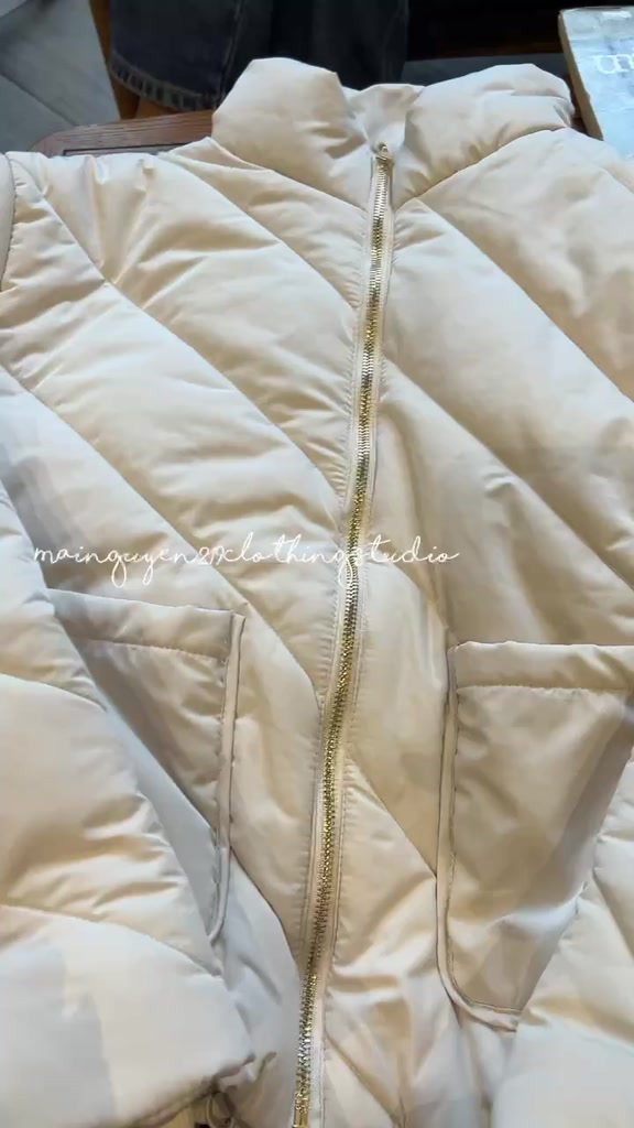 Áo Khoác Phao ZRa Dáng Ngắn Cổ Cao, Áo Khoác Trần Siêu Ấm, Hàng Trung Quốc Xuất Khẩu Cao Cấp | BigBuy360 - bigbuy360.vn