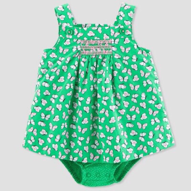 Đầm Carter kèm chip, Size 3m-24m (4,5kg-12kg)