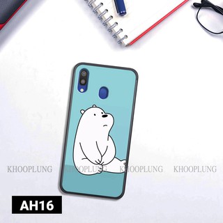 Ốp lưng Samsung A10 - A20 - A30 in hình gấu dễ thương
