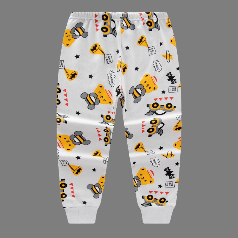 Quần Legging Cotton Dài 100-150cm Giữ Ấm Mùa Thu Đông Cho Bé Trai Và Bé Gái
